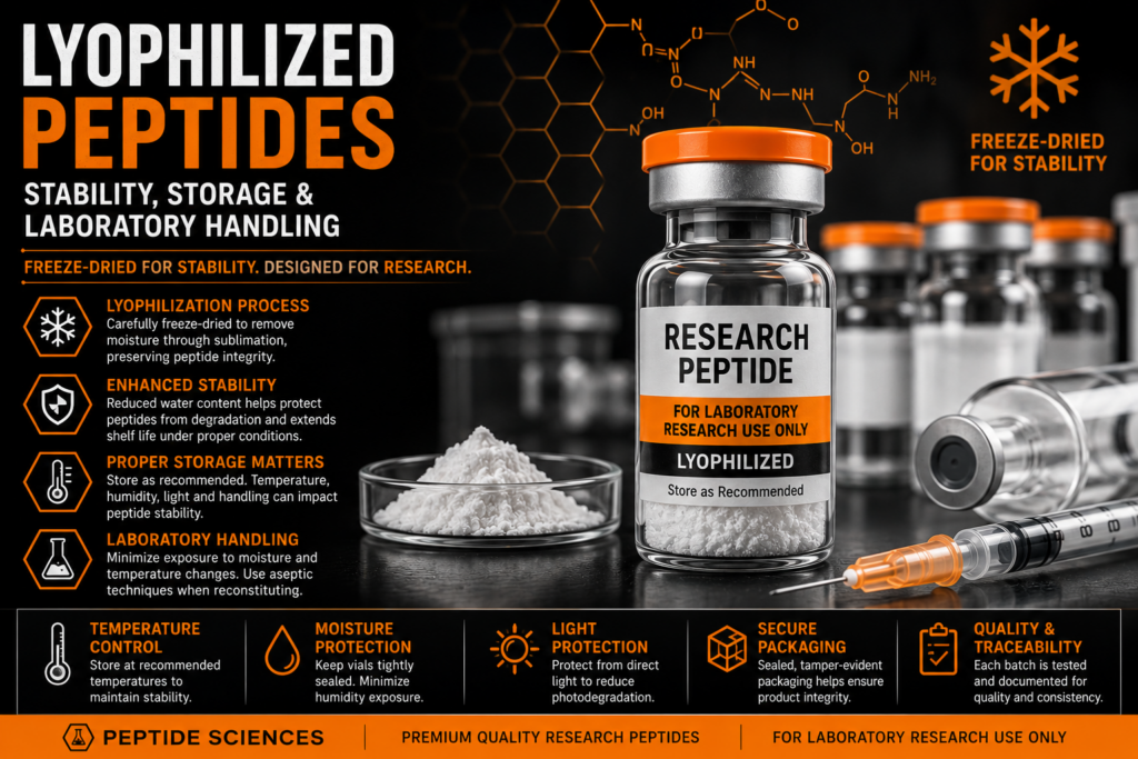 lyophilized peptides