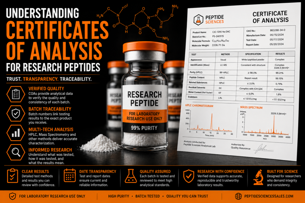 peptide certificate of analysis