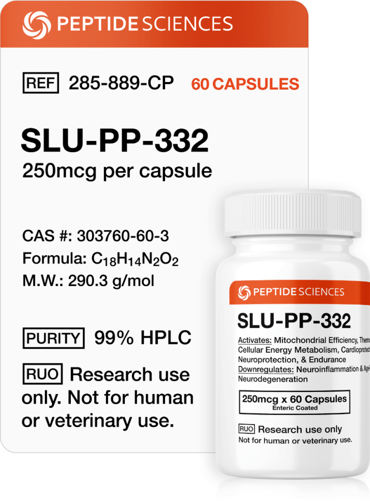 SLU-PP-332 (250mcg x 60 Capsules = 15