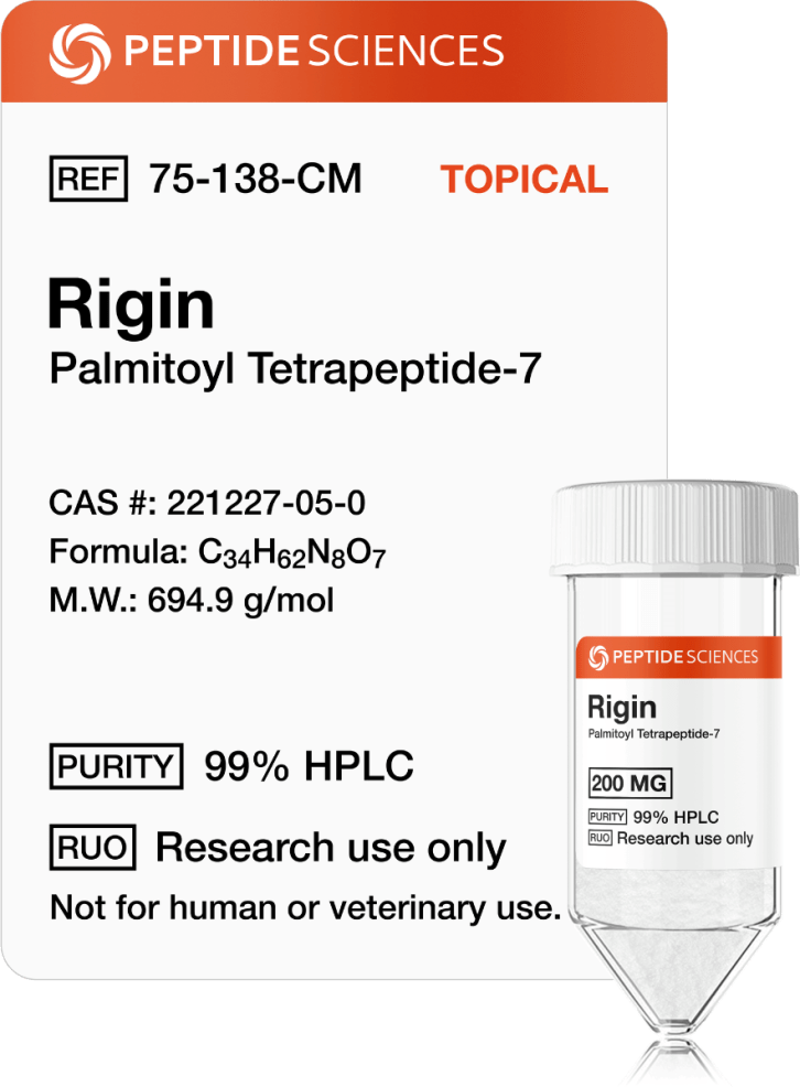 Rigin 200mg (Palmitoyl Tetrapeptide-7) (Topical)