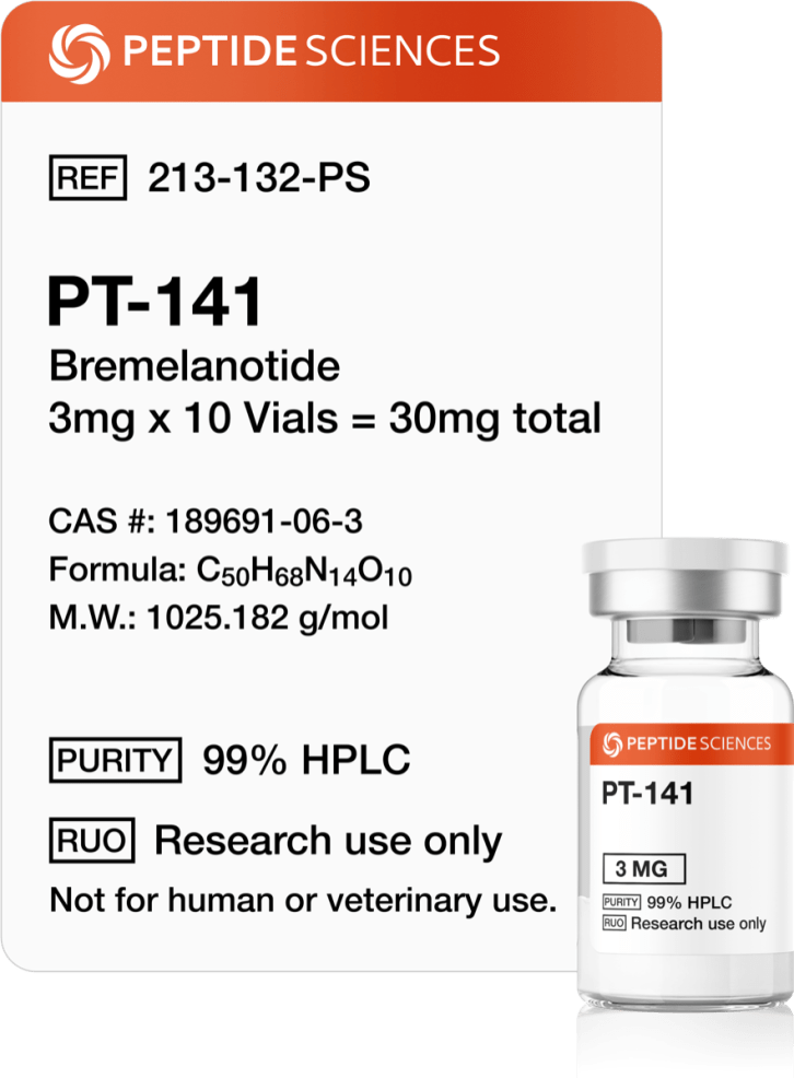 PT-141 (3mg x 10 Vials = 30mg)