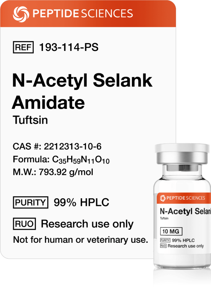 N-Acetyl Selank Amidate 10mg