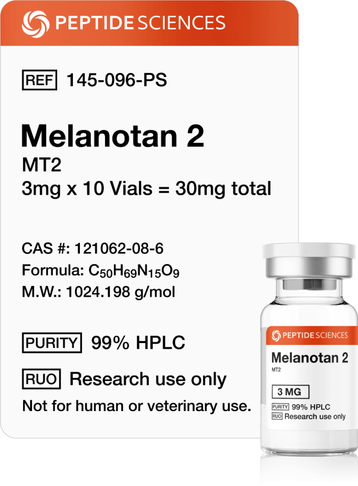 Melanotan 2 (MT2) (3mg x 10 Vials = 30mg)