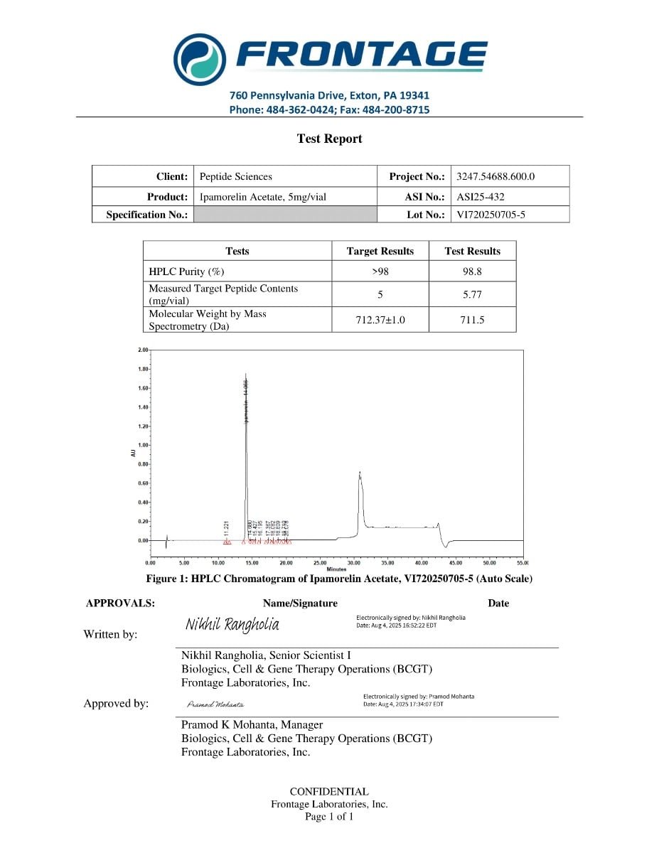 Ipamorelin 5mg