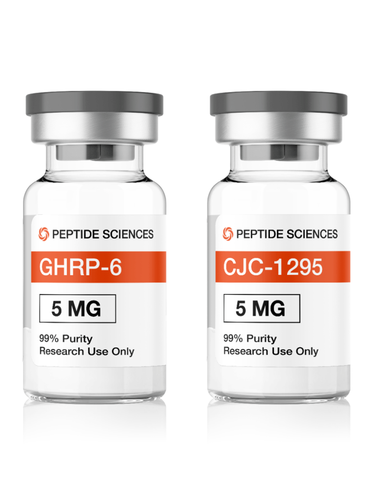 GHRP-6 (5mg x 5) and CJC-1295 no DAC (5mg x 5)