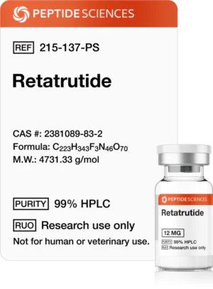 Retatrutide 12mg metabolic research peptide
